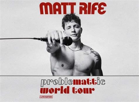 matt rife tour knoxville tn|Matt Rife: ProbleMATTic World Tour